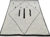 Moroccan Rug  White Background  - M851