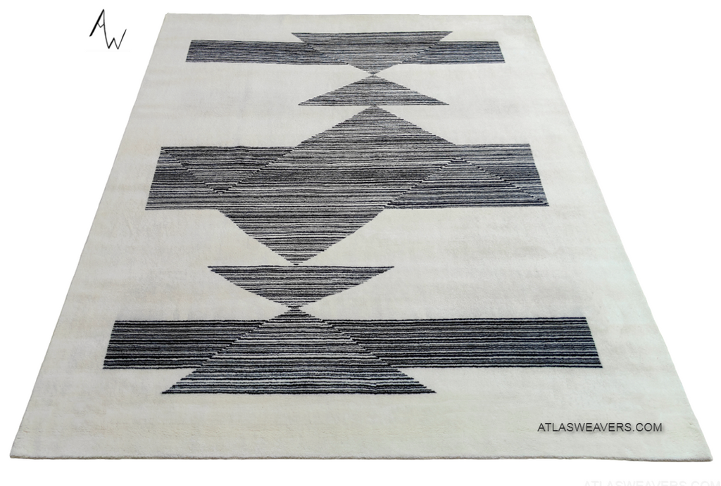 Modern Moroccan  Rug - V22