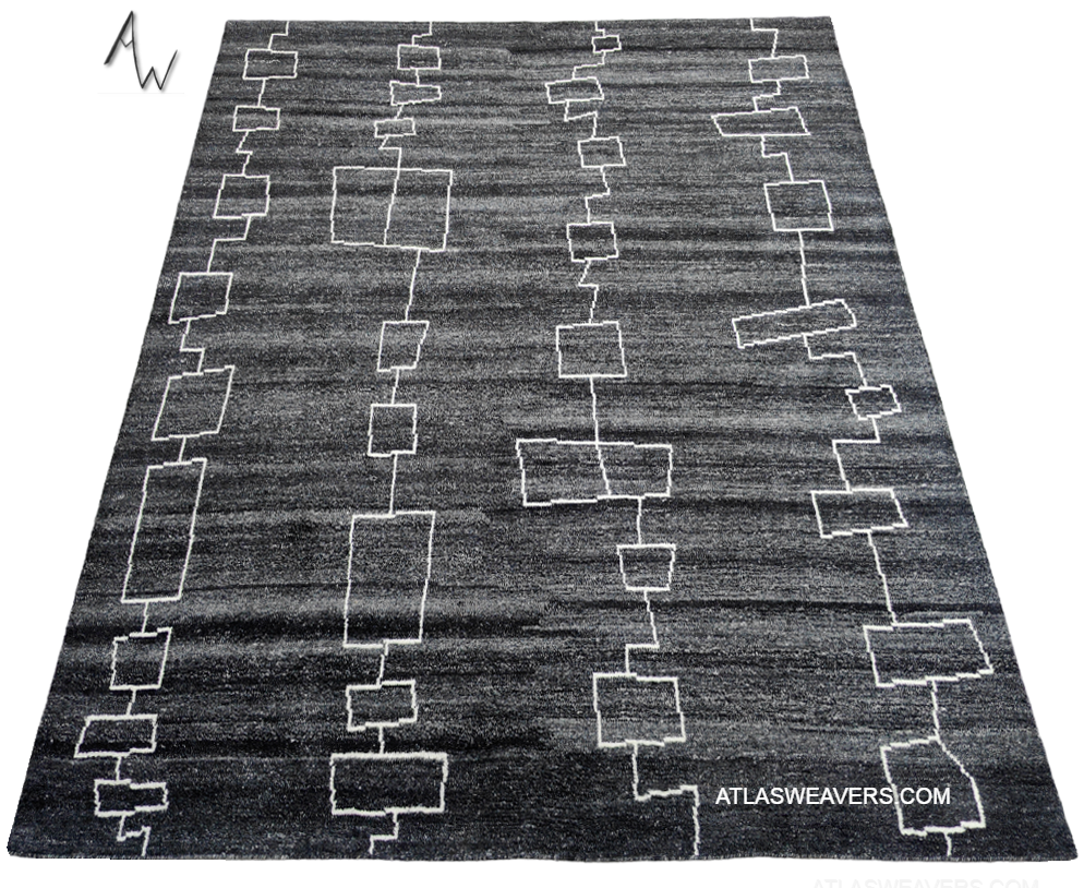 Modern Bohieman Moroccan Rug - LS4