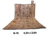 African Vintage V87 Bamboo Tuareg Rug Limited Edition