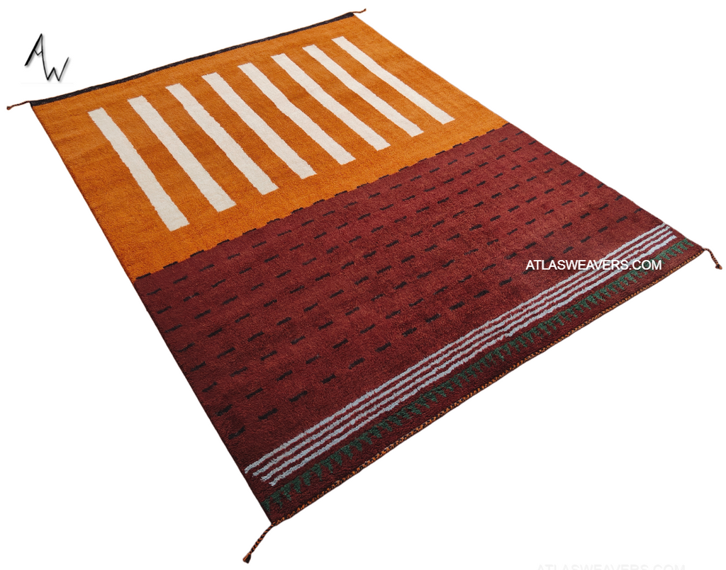 Warm Colors Mountain Cabin Rug  # M313