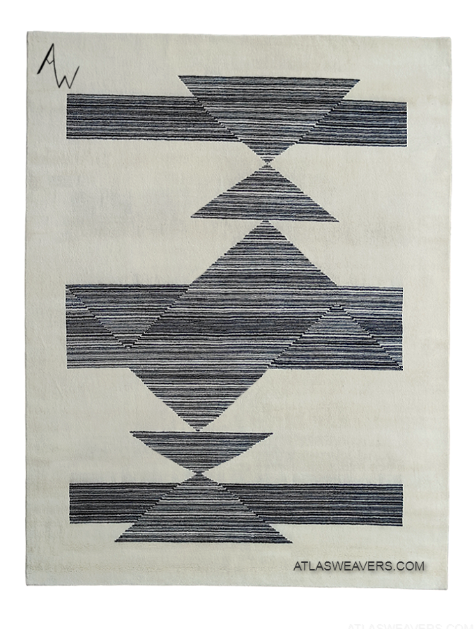 Modern Moroccan  Rug - V22