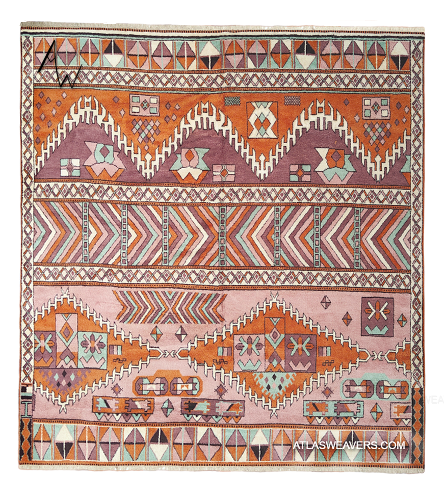 Custom Berber  Moroccan Rug - A07