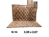 African Vintage V87 Bamboo Tuareg Rug Limited Edition