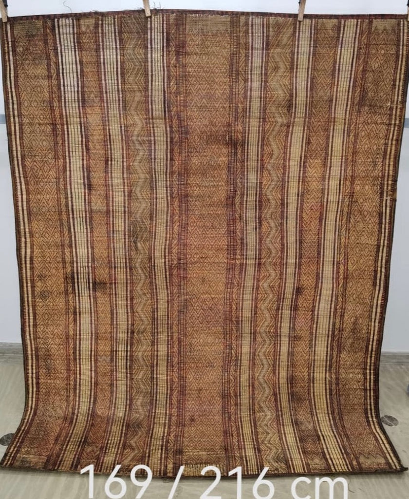 Colorful Antique Senegal Tuareg Mat - V41