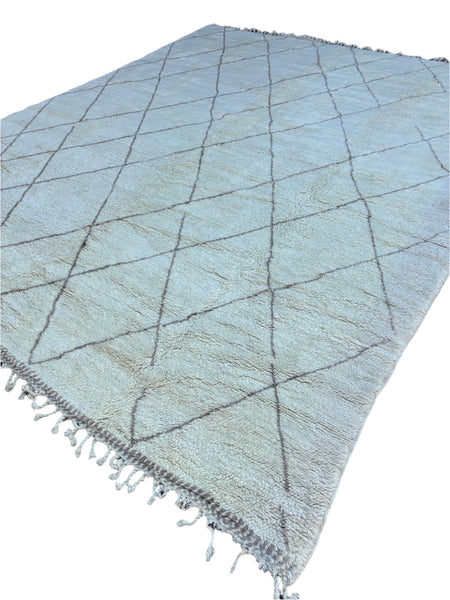 Vintage Moroccan Beni Ourain  size  9.5x12 