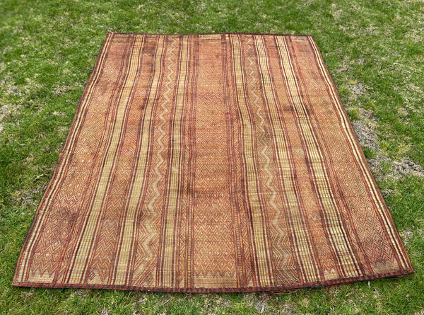 Colorful Antique Senegal Tuareg Mat - V41