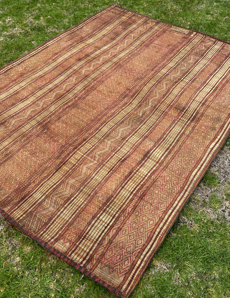 Colorful Antique Senegal Tuareg Mat - V41