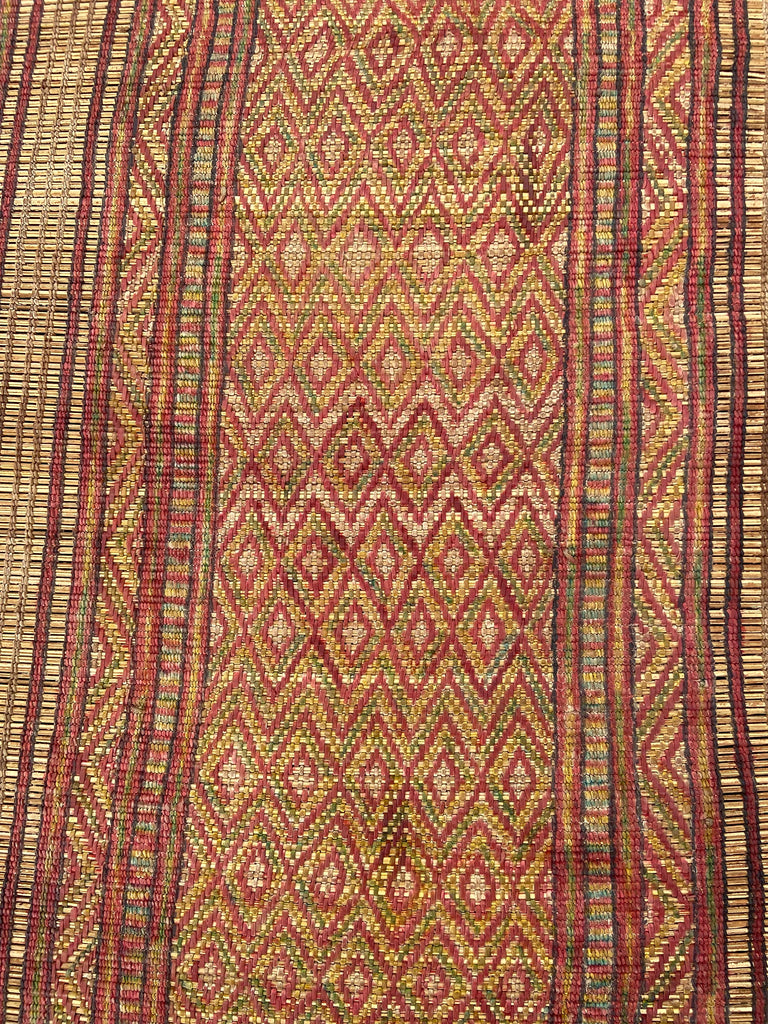 Colorful Antique Senegal Tuareg Mat - V41