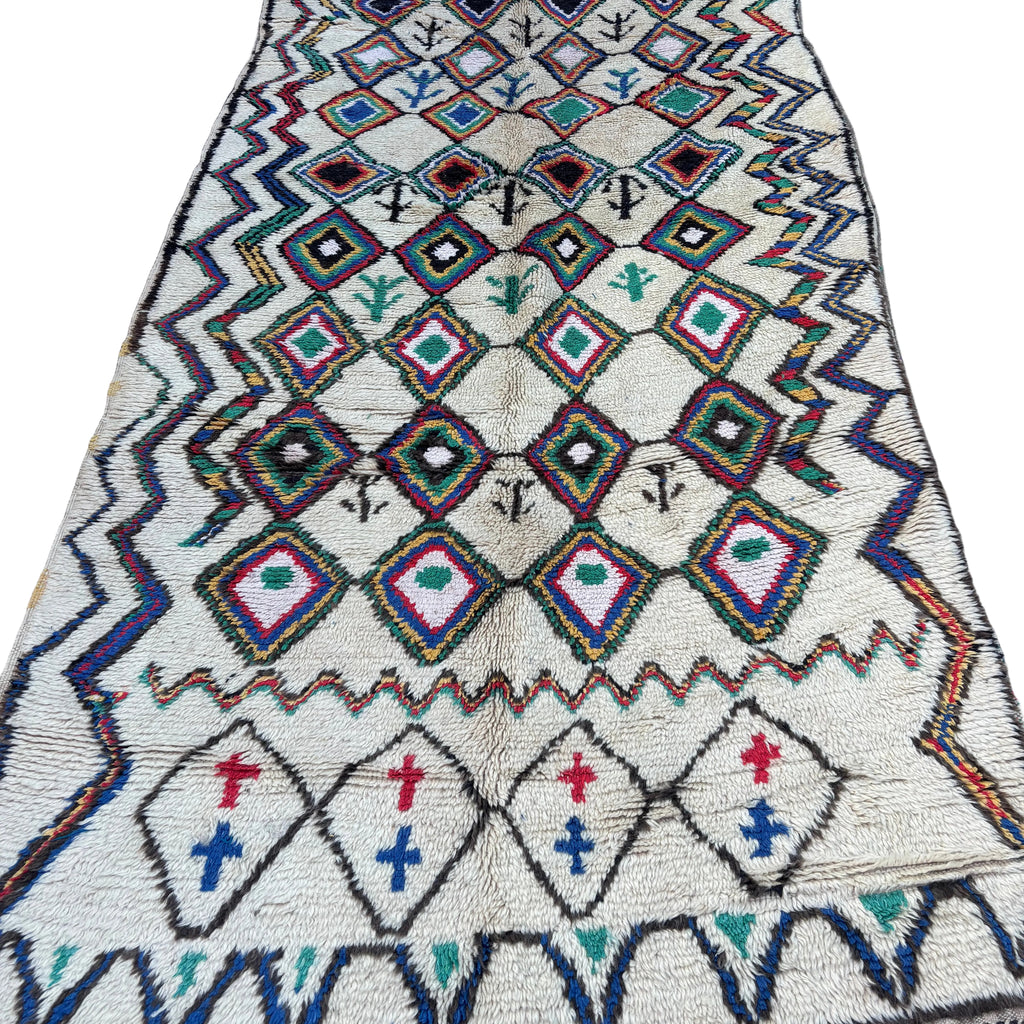 Vintage Mid Century Berber Rug VL181 4.4x10.4 Limited