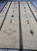 Cleaning Reweaving Repair African Tuareg Mat Rug - H43