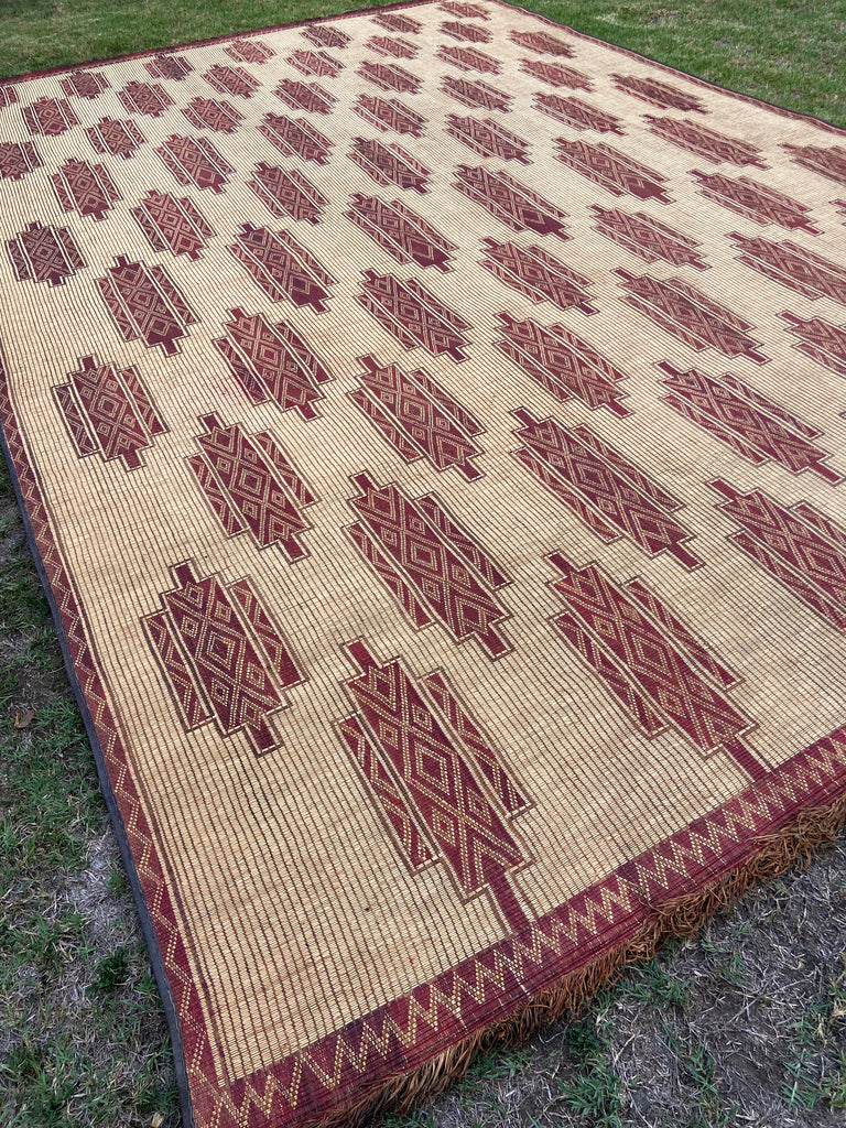 Genuine Sub Saharan desert  Vintage Tuareg Rug  Size 9.9 x 15.5 – T27