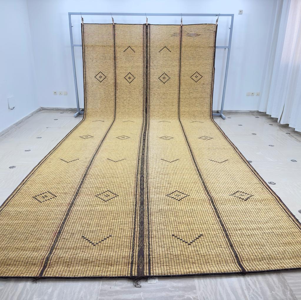 9x20 African Tuareg Rug Hand knotted With Reed & Leather – Atlas