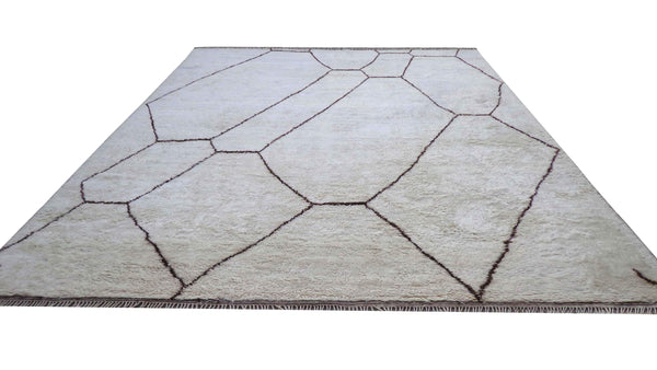 Unique Moroccan Beni Ourain Size 12x15 – Atlas Weavers