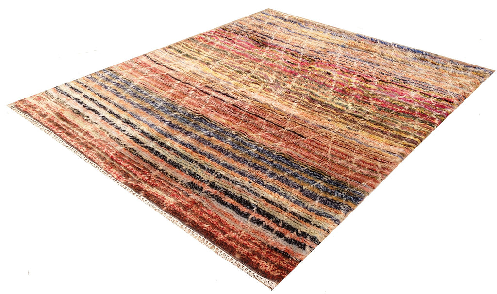 Hand Knotted Shaggy Azrou Rug -A87