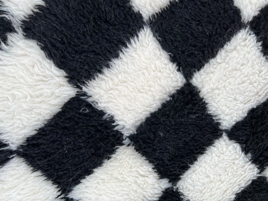 Modern Moroccan Checkered Rug -  L14