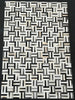 Artisan Crafted Leather Rug  - L102