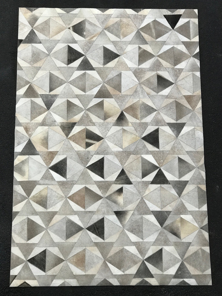 Artisan Crafted Leather Rug - L104