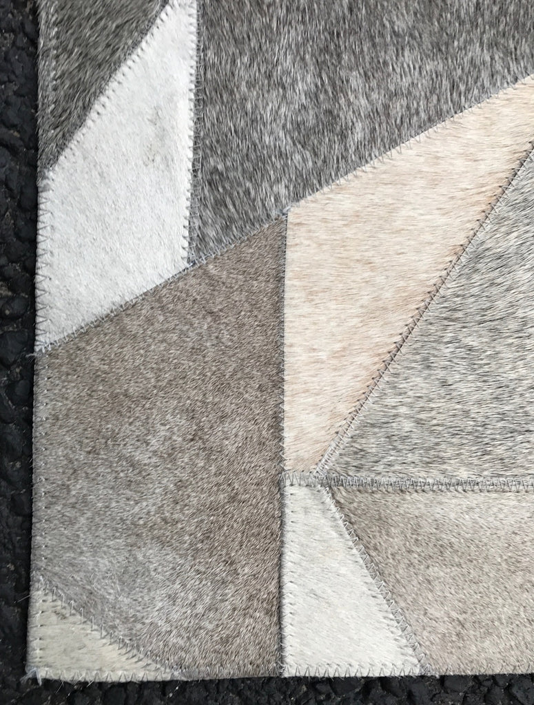 Artisan Crafted Leather Rug - L104