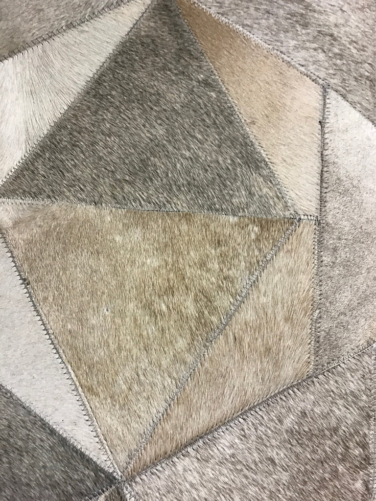 Artisan Crafted Leather Rug - L104