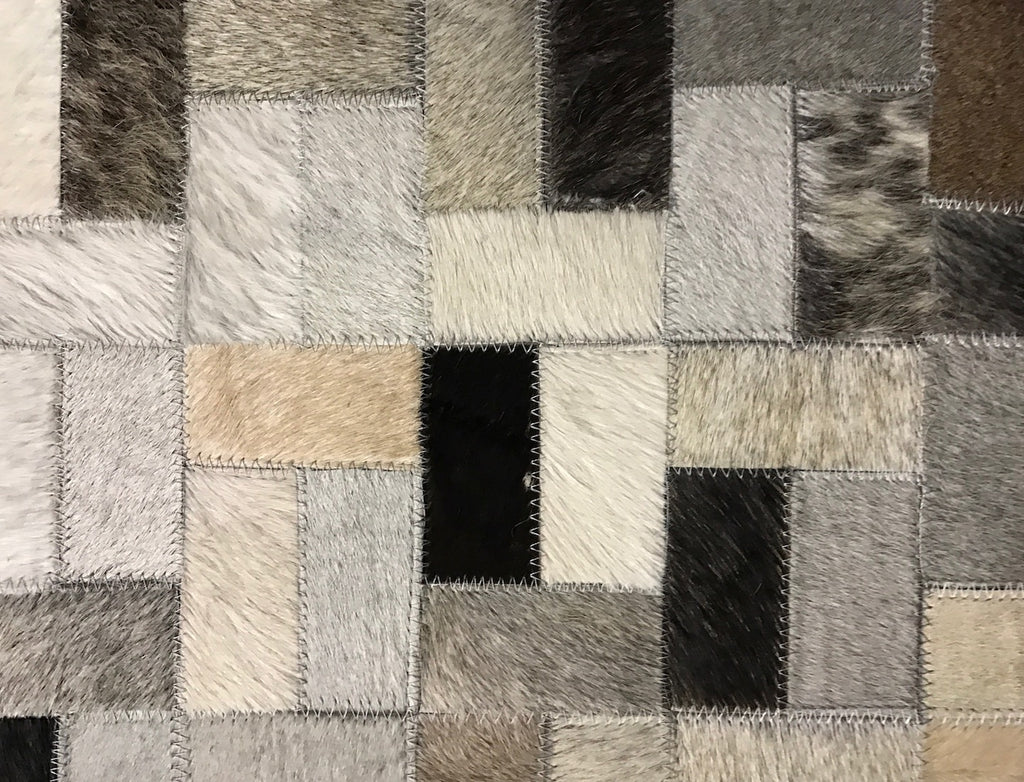 Artisan Crafted Leather Rug - L106