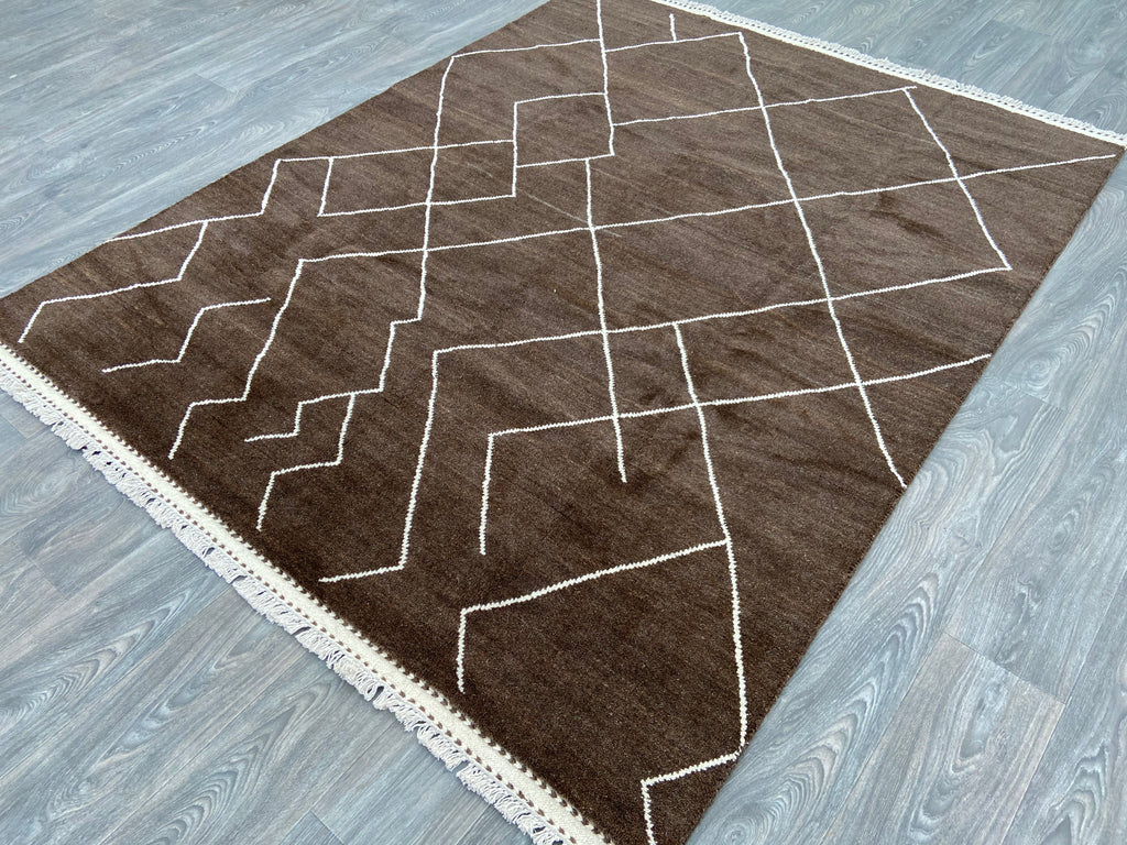 Moroccan Rug - Natural Abrash Browns - NB5