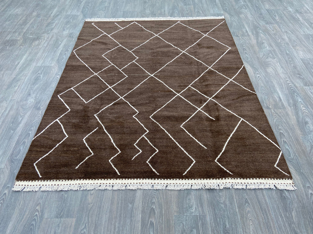 Moroccan Rug - Natural Abrash Browns - NB5