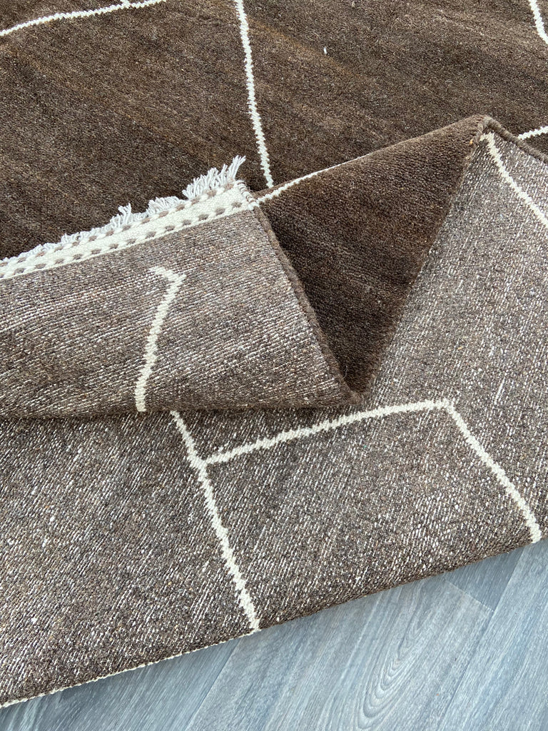 Moroccan Rug - Natural Abrash Browns - NB5