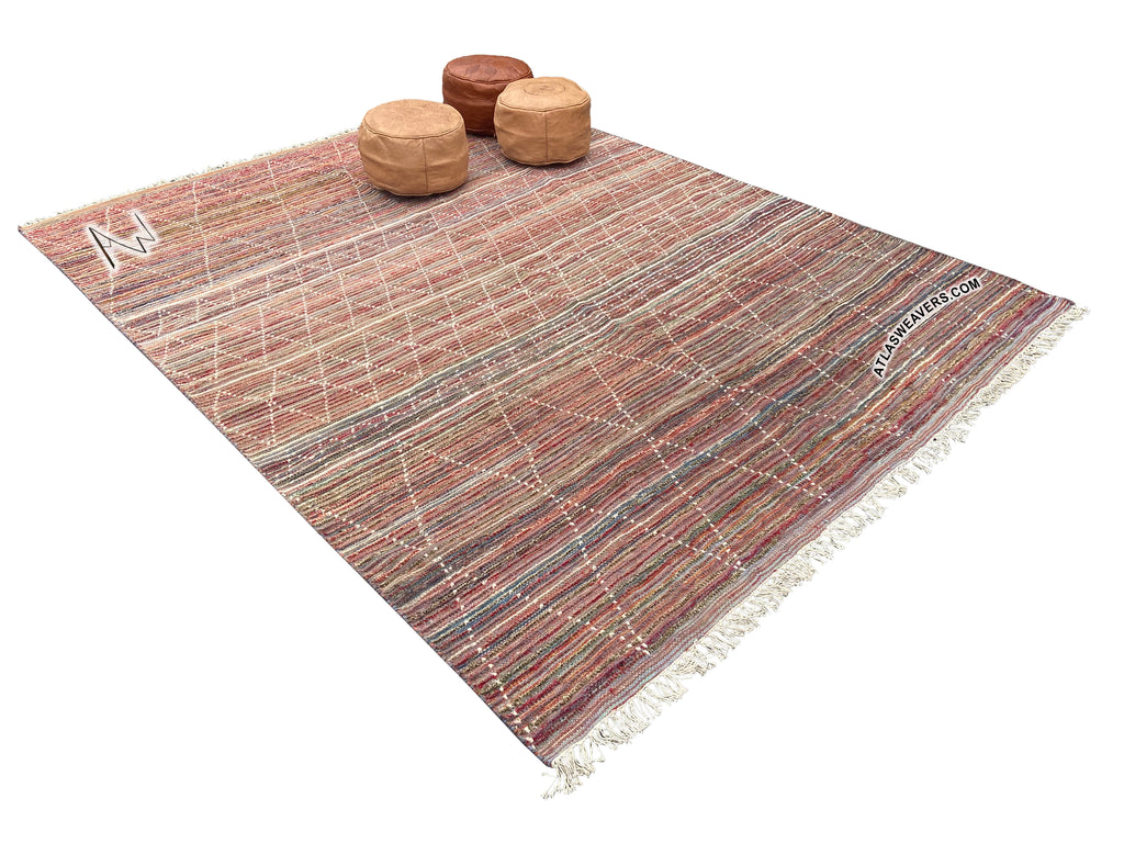 Moroccan Azrou rug low pile weave - AW72