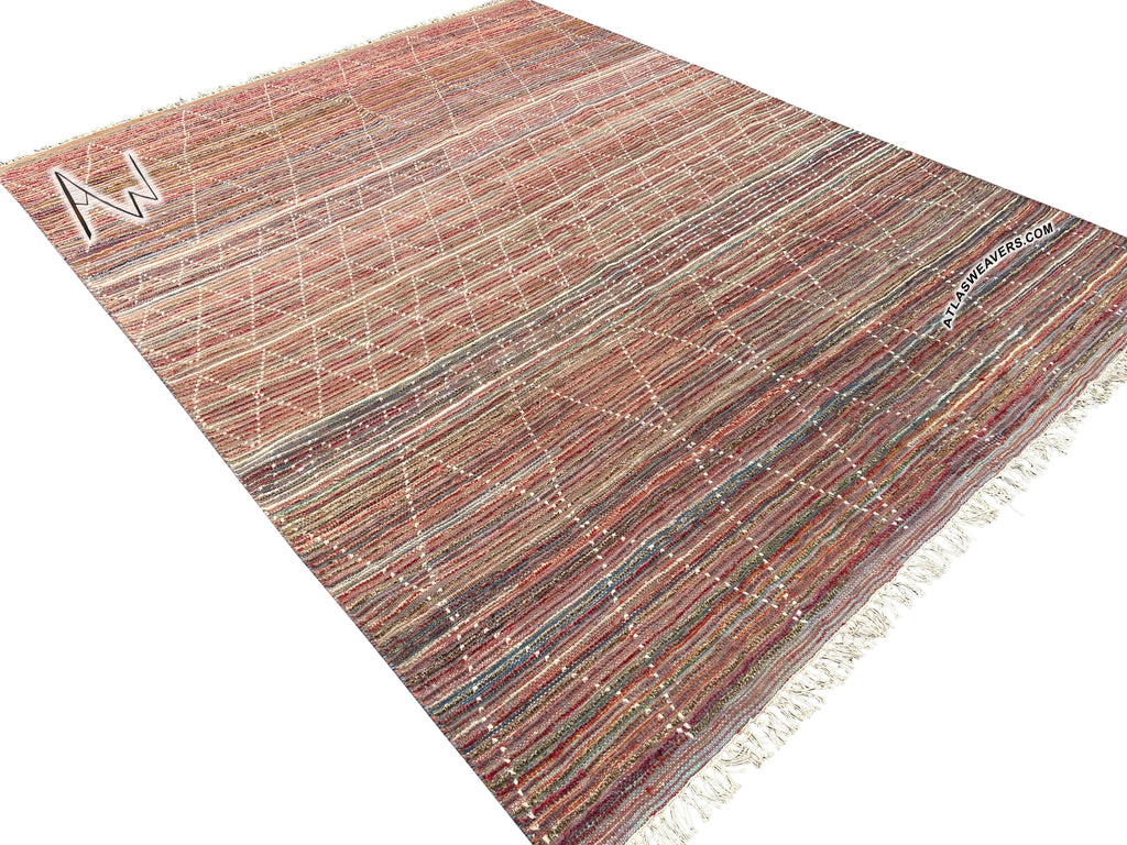 Moroccan Azrou rug low pile weave - AW72