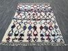 Hand Knotted Shaggy Azrou Moroccan Rug -A88