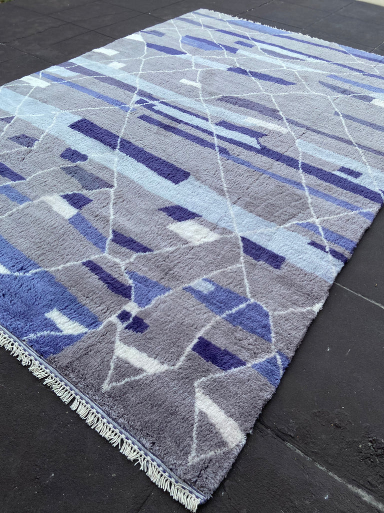 Purple Moroccan Azilal Rug  - A15