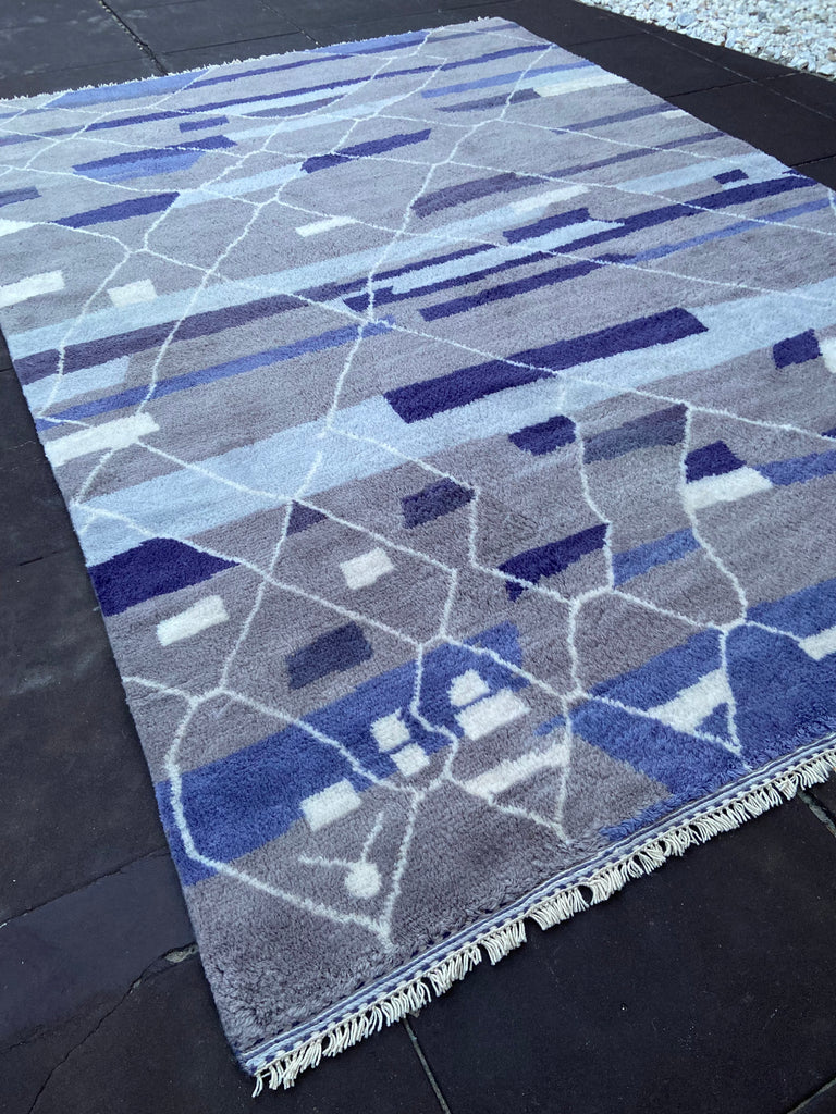 Purple Moroccan Azilal Rug  - A15