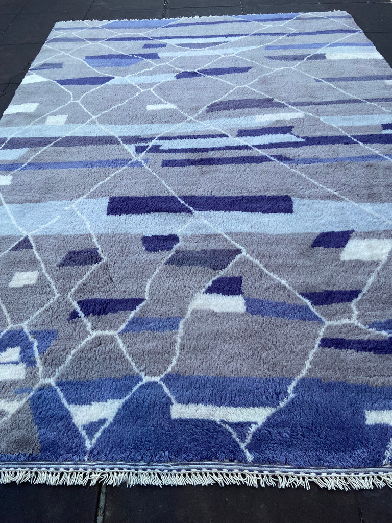 Purple Moroccan Azilal Rug  - A15